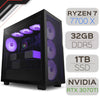 PC WORKSTATION AMD RYZEN 7 7700X, 32 GB de Ram DDR5, 1TB SSD M.2 NVMe, NVIDIA RTX 3070 TI