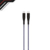 Goui FLEX Type C-C Kevlar Cable 60W 1.5Mtr-White / Dark Blue