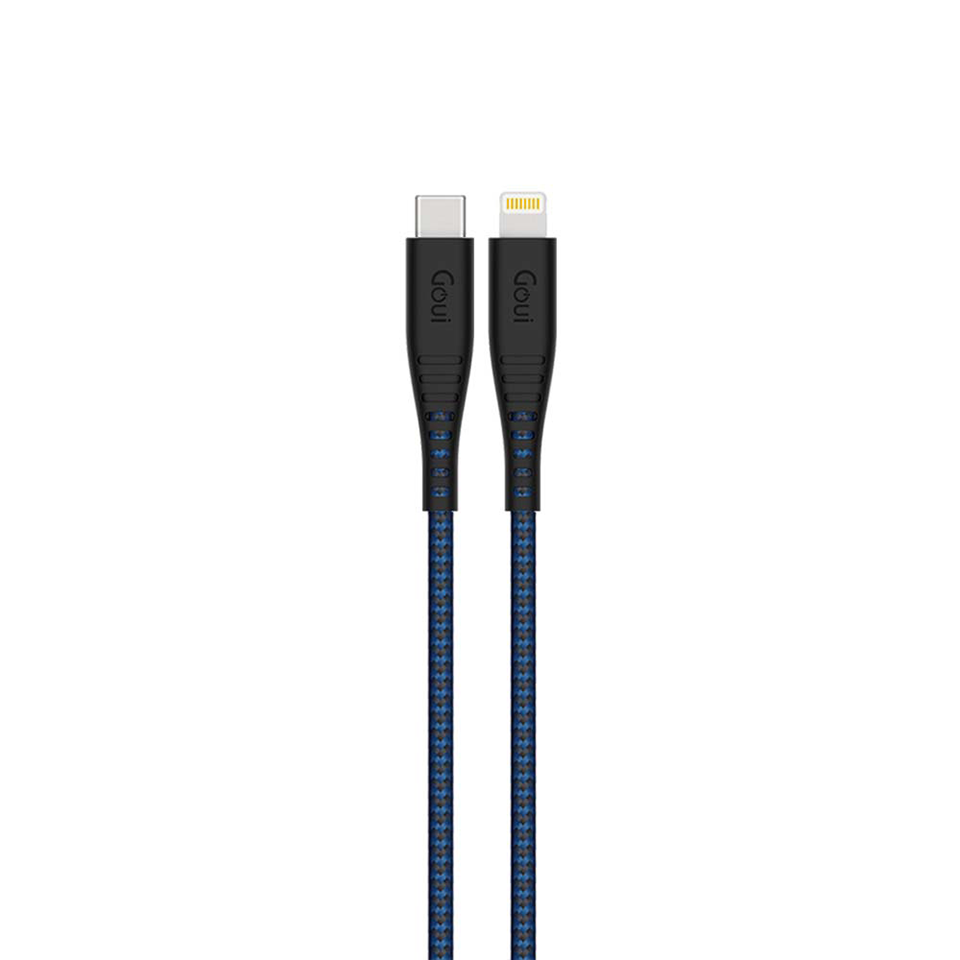 Goui FLEX USB C to Lightning Cable (PD-C94) 2 mtr Dark Blue