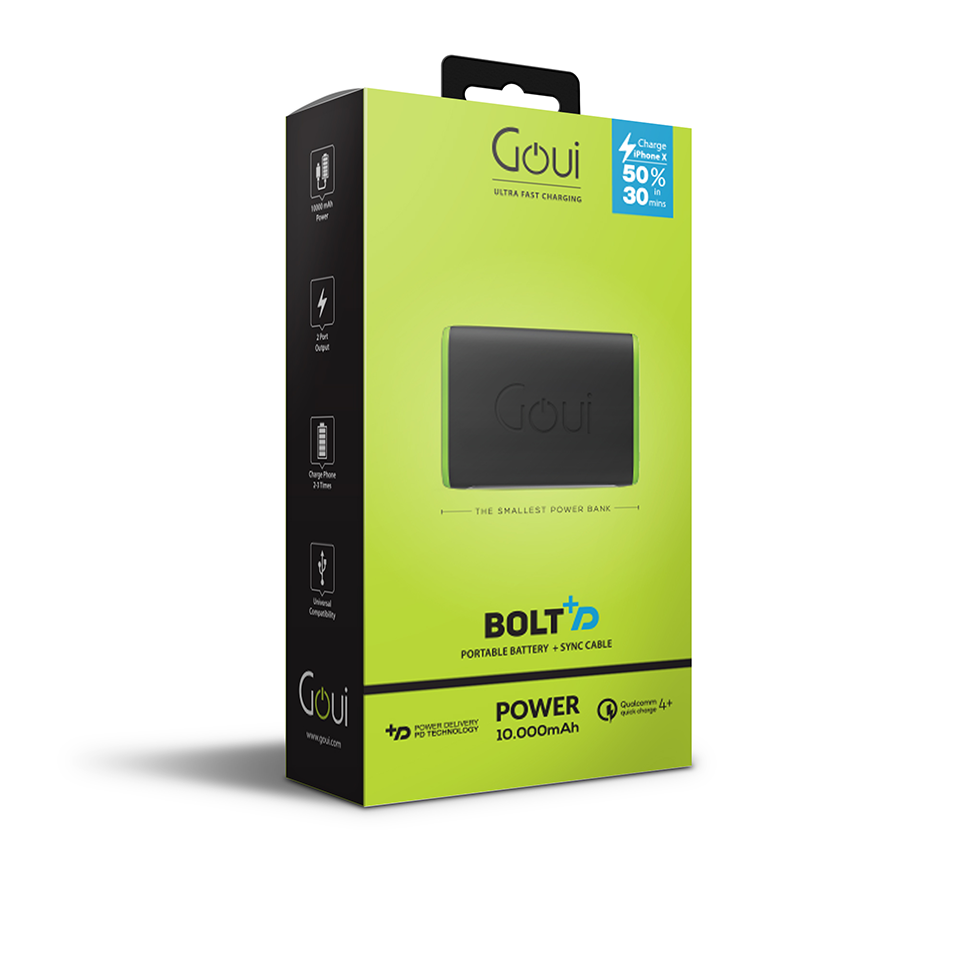 Goui Bolt Mini Power Bank10,000mAh