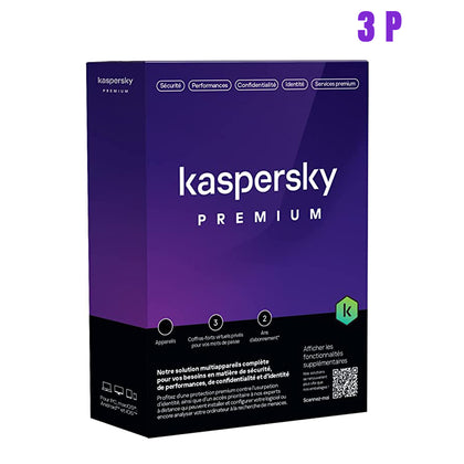 Kaspersky Premium 2023 - 1 An - 3 Appareil