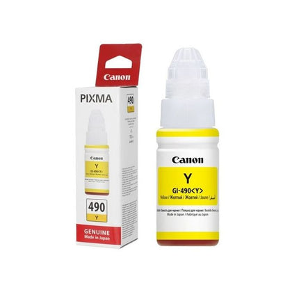 Canon Bouteille d'encre GI-490 (Yellow)