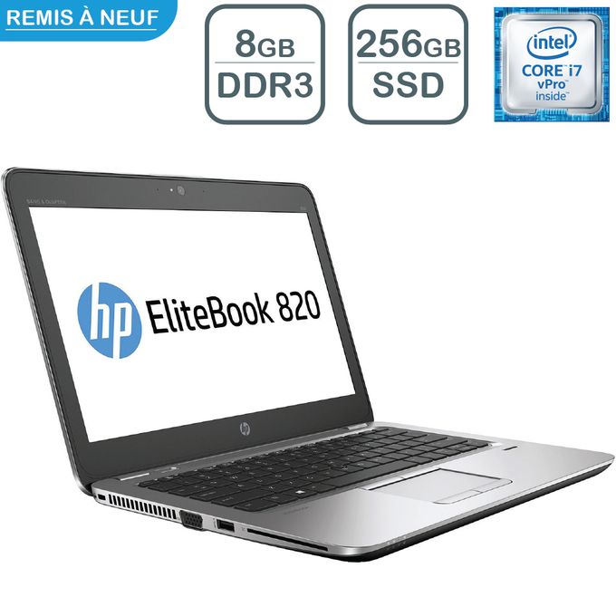 HP EliteBook 820 G3 12HD / i7-6éme / 8GB / 256GB SSD [Bon-Occasion]