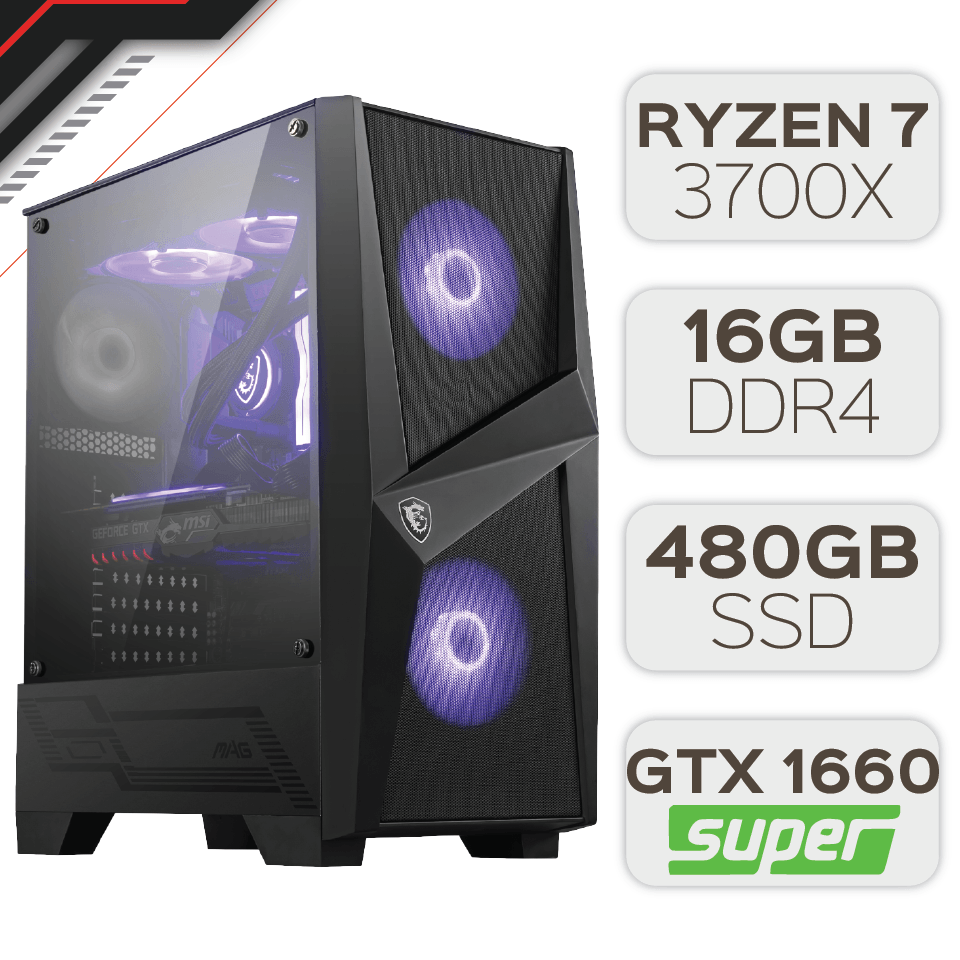 Ryzen 3700x gtx online 1660 super