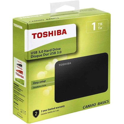 Toshiba Disque dur externe portable Canvio Basics 1Tb / To USB 3.0