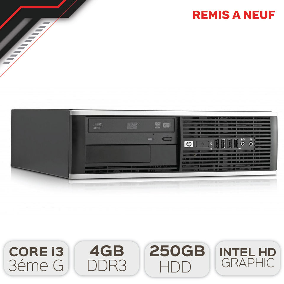 Hp Pro 6300 SFF Core i3-3 4GB 250GB [REMIS A NEUF]