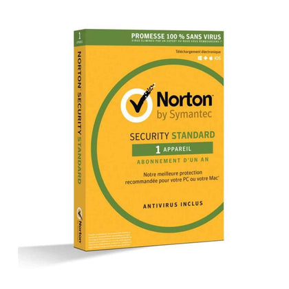 Norton Security Standard - 1 Appareil - 1 an - CD inclus