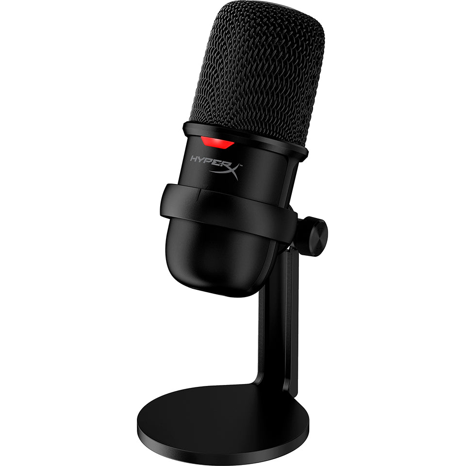 HyperX SoloCast – Microphone de Jeu USB à condensateur, pour PC, PS4 et Mac, Désactivation du Micro par Pression, Diagramme Polaire cardioïde, Gaming, Streaming, Podcasts, Twitch, Youtube, Discord
