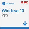 Microsoft Windows 10 Professional Key (32/64 Bit) - Original Clé de Licence - 100% authentique - Livraison 2-6h par E-mail - 5 PC